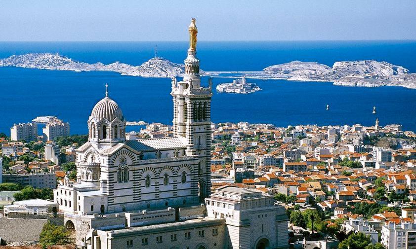 10 Min Du Centre-Ville Terrasse Avec Vue + Parking Marseille Extérieur photo